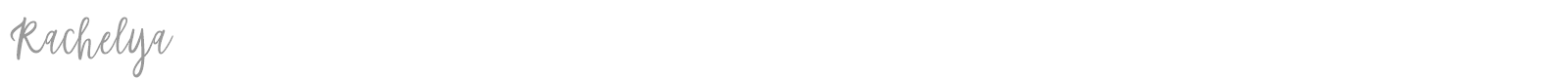 Rachelya font preview